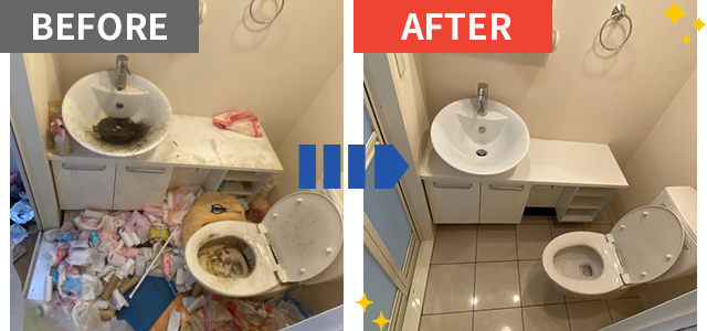 ゴミ屋敷清掃＋ハウスクリーニング